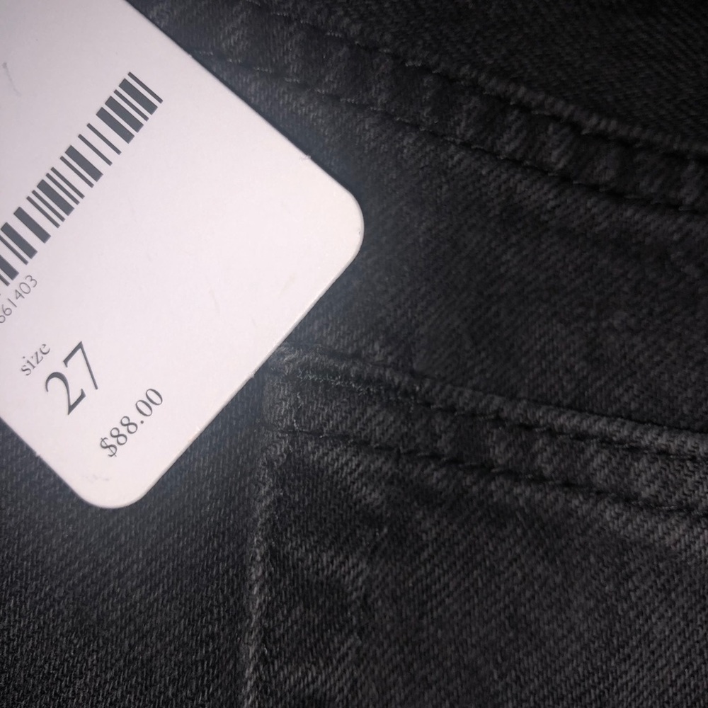 FREE PEOPLE black denim shorts